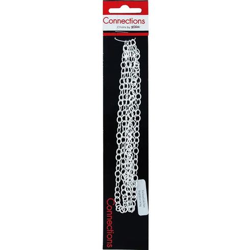 Metal Alloy Flat Round Link Connections Chain (available in 2 colours)